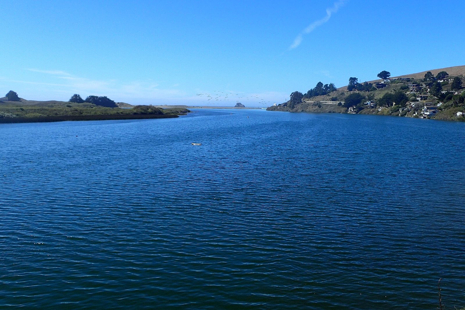The mouth of the Russian River, where the watershed meets the Pacific. Sonoma Water delivers Russian River water to hundreds of thousands of residents in Sonoma and Marin counties.