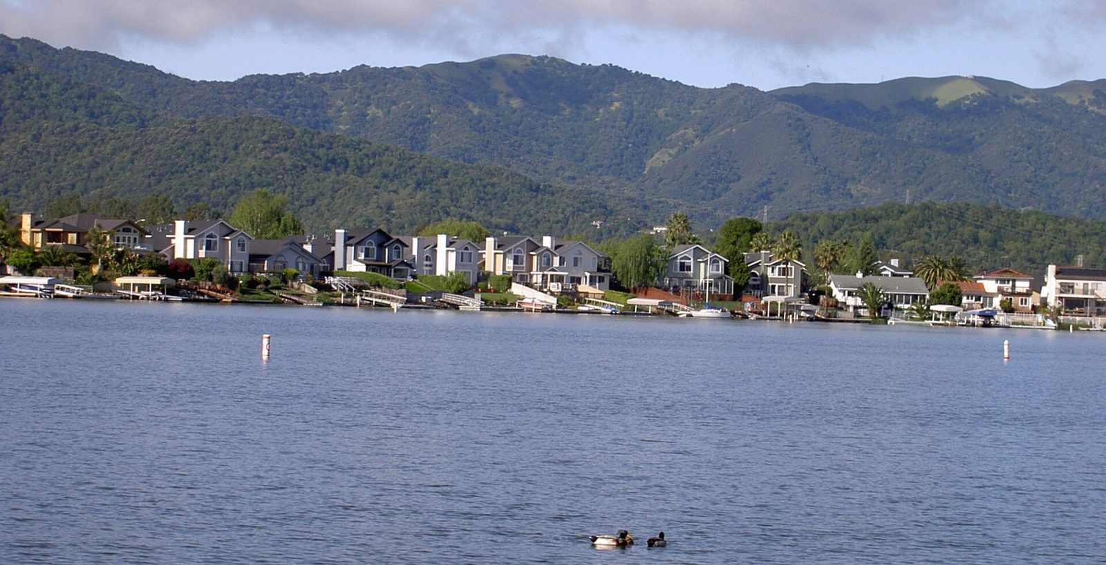 Waterfront homes at Bel Marin Keys near Novato. The county says parts of Novato are among the communities it is prioritizing for this grant cycle, along with the Canal neighborhood, Marin City and parts of West Marin.
