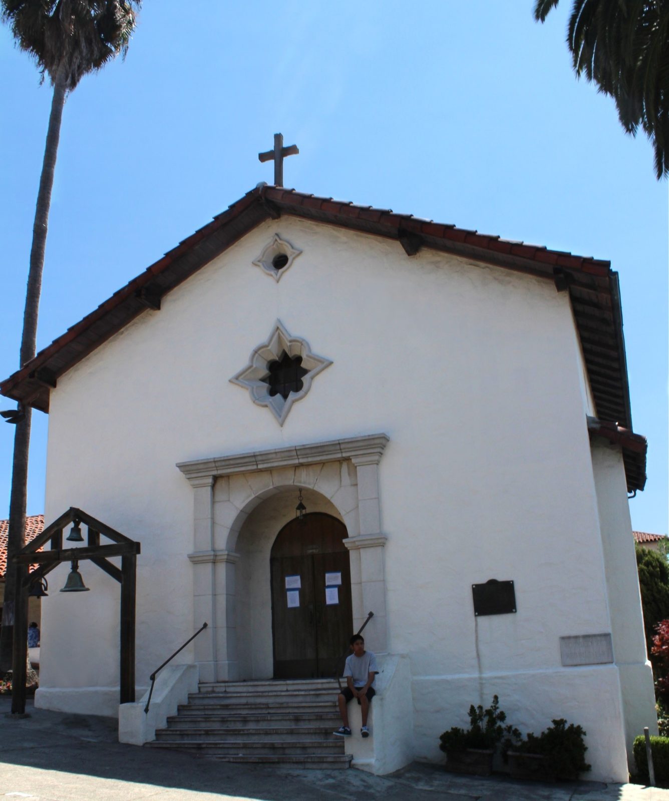 Mission San Rafael Arcangel in downtown San Rafael, south of the Terra Linda neighborhood. Police say the investigation into Monday's stabbing is continuing and no motive has been announced.