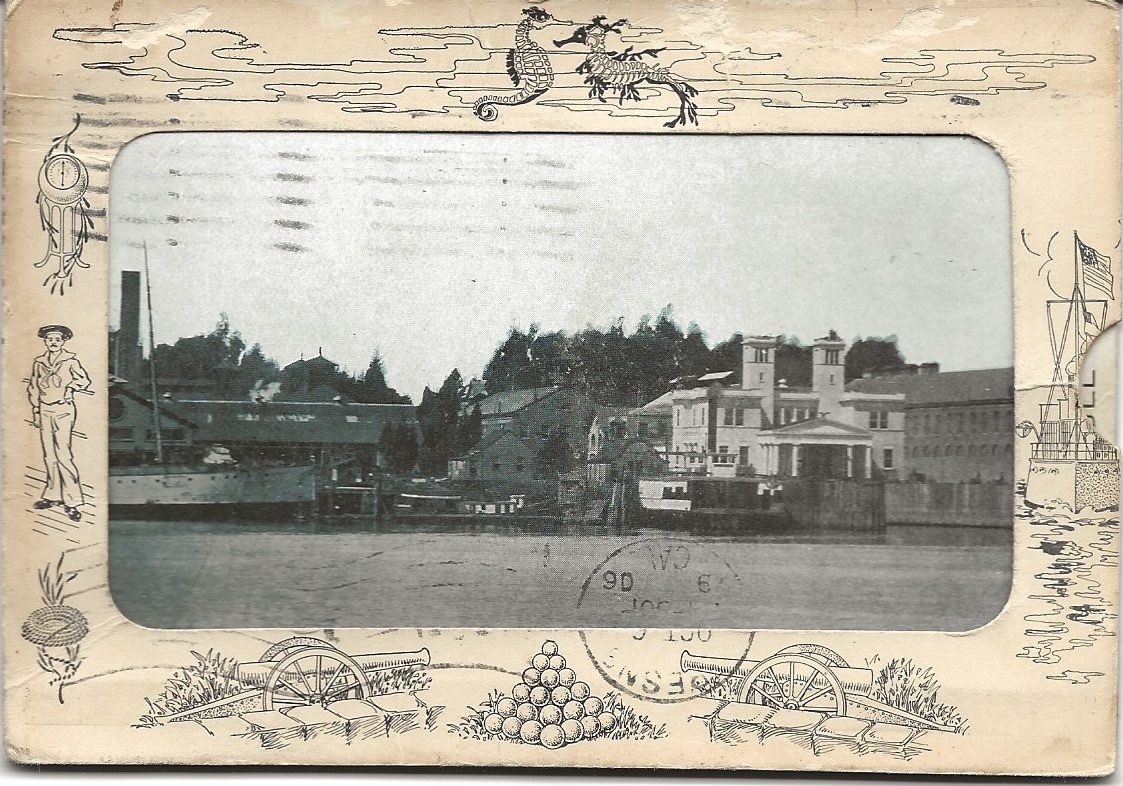 The Mare Island Navy Yard in 1906. Solano County pitched a greenfield waterfront site and state fast-track legislation for the shipyard.