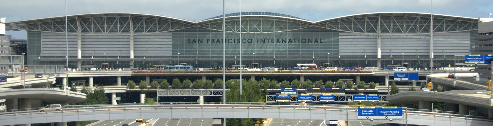 The International Terminal at San Francisco International Airport. Straight to Gate coaches arrive airside at Gate A3, inside the secure area of the terminal.