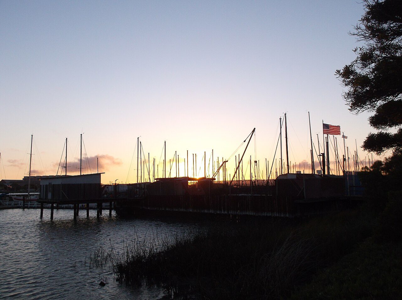 Boats at sunset on the Vallejo waterfront. Deputies described the Carolina Street property as a hoarder house, and neighbors told KTVU they had lived for years with the odor and barking from the property.